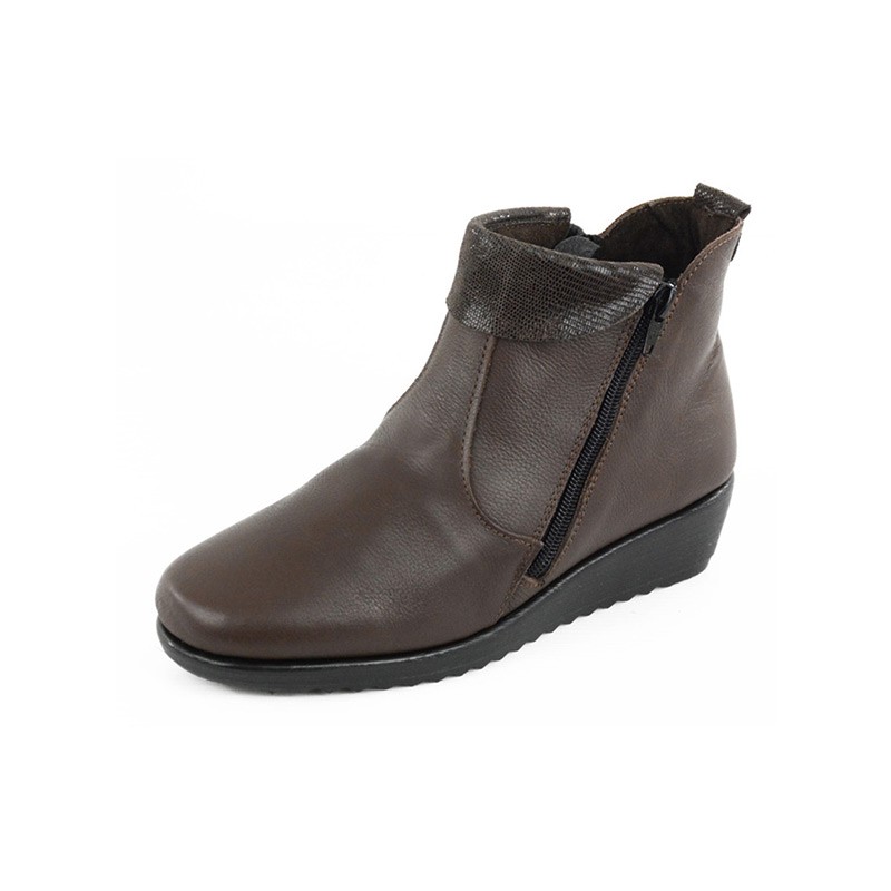 Bottines Femme SNAKE marron